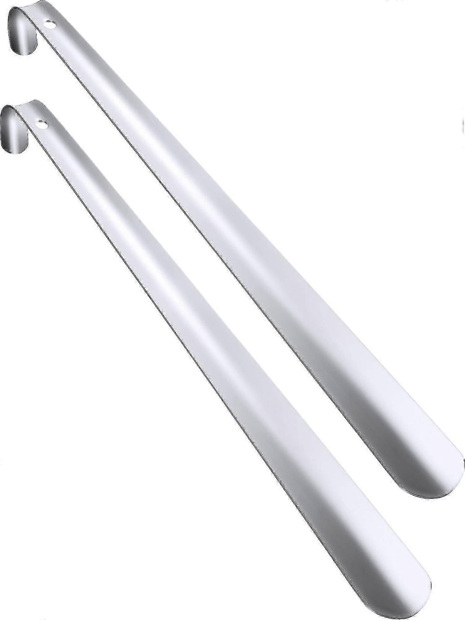 2 πακέτο ανοξείδωτα κέρατα παπουτσιών μακρύ κέρατο παπουτσιών λαβής με λαβή άνεσης για ηλικιωμένους