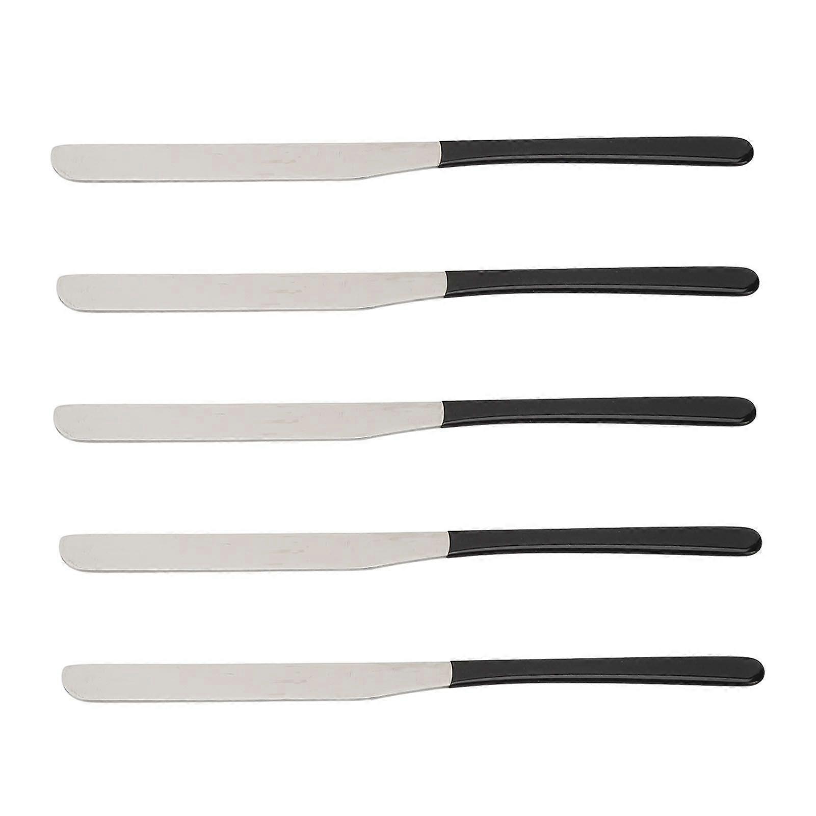 5pcs Stainless Steel Makeup Spatula for Cosmetic Mixing