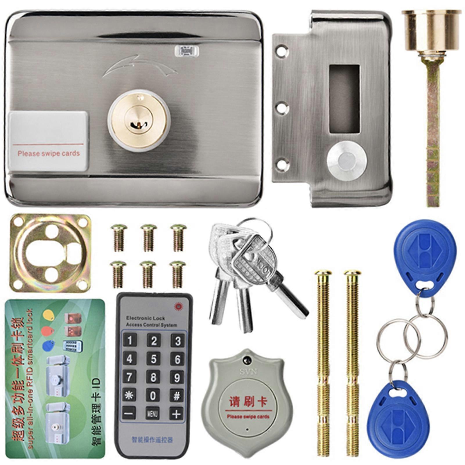 Biometric Learning Remote Anti-Collision Stainless Steel E-Lock