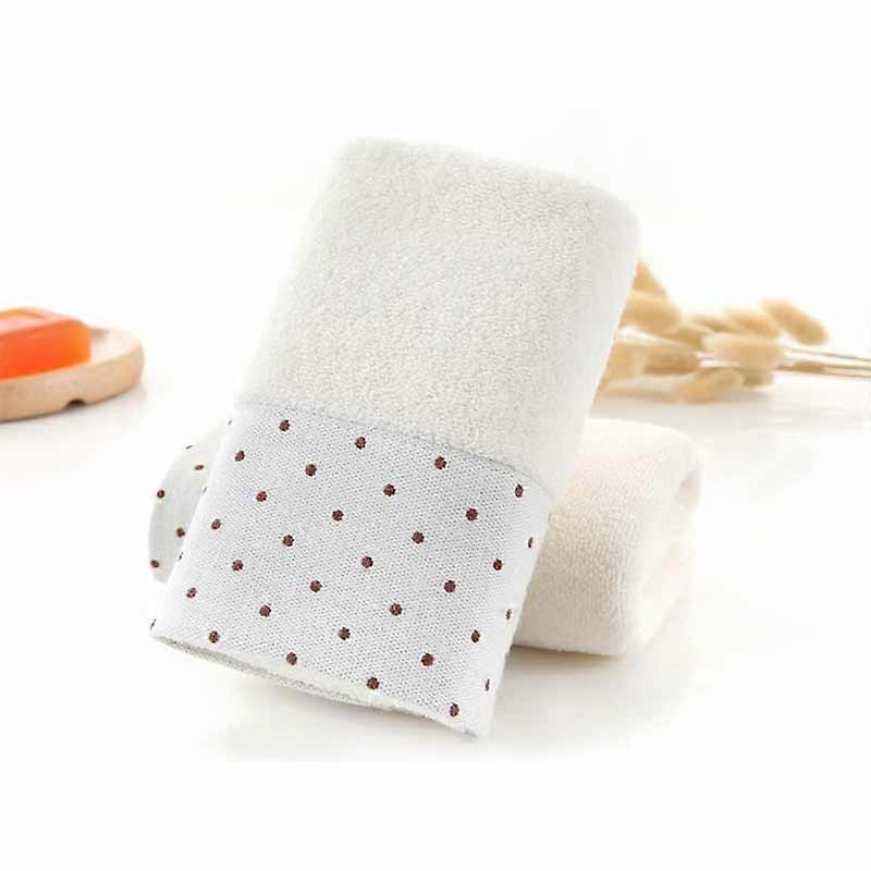 Japanese Style Quick-dry Soft Dot Pattern Towel Face Towel Absorbent Beach