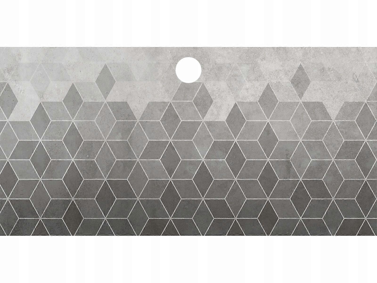 Protective Mat For The Desk Hexagons Concrete 105x50cm