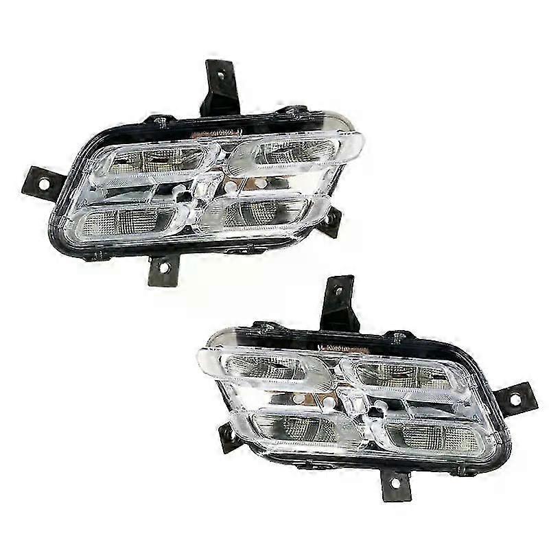 Kompatibel für Chery Jetour X70 X70s X90 2018-2021 Auto Front Bumper Fog Light Assembly Drl Led Tagfahrlicht Auto Zubehör