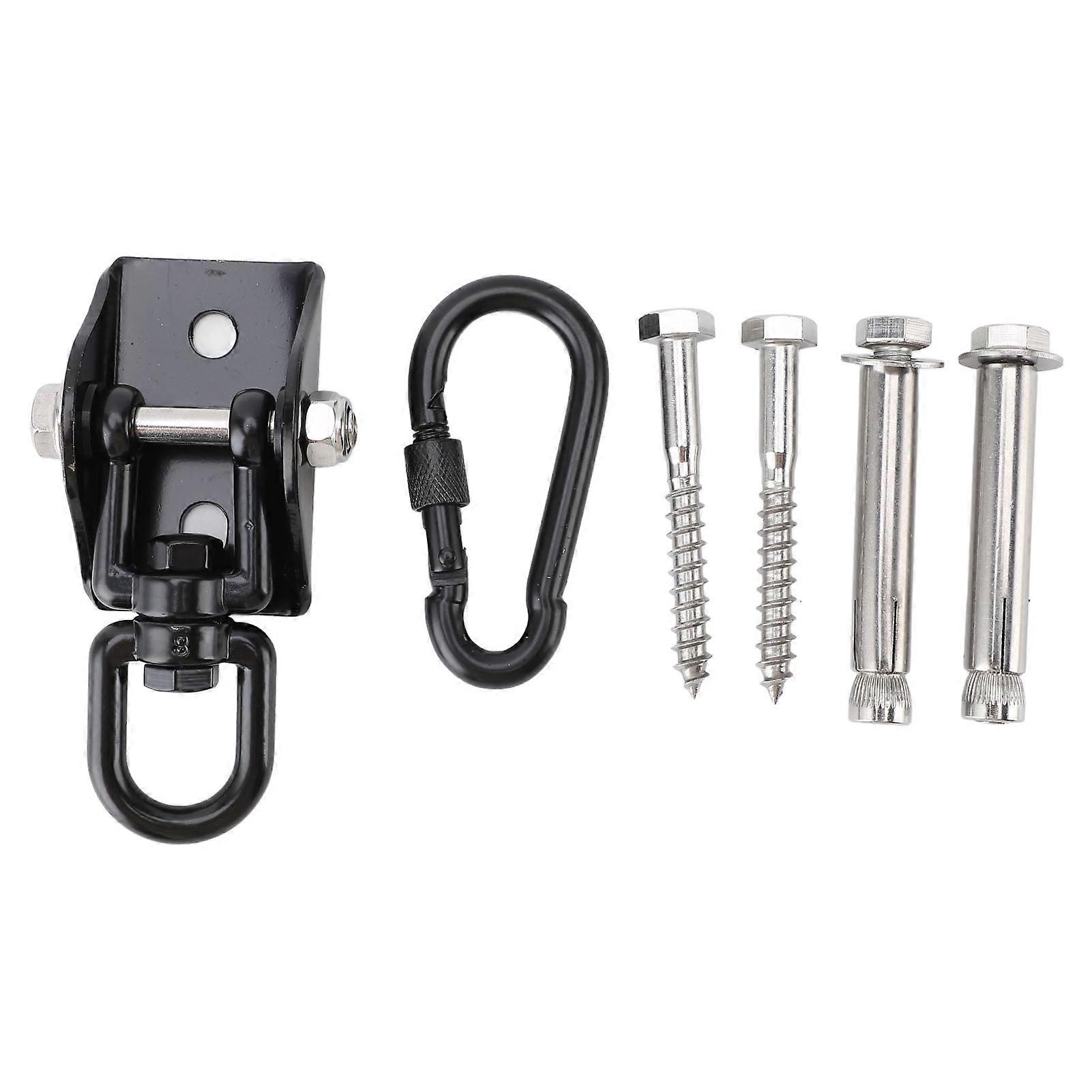 ערסל תלוי 360 ° מסתובב נירוסטה 1200lb נושא עומס תליית כיסא וו לחדר כושר יוגה