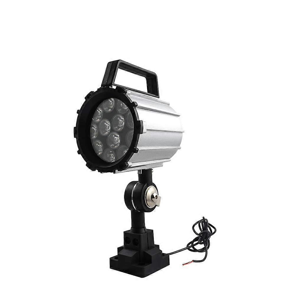 12W Explosion Proof Lighting 24V Adjustable Aluminum Short Arm LED Work Light Waterproof For Lathe CNC Milling Drilling