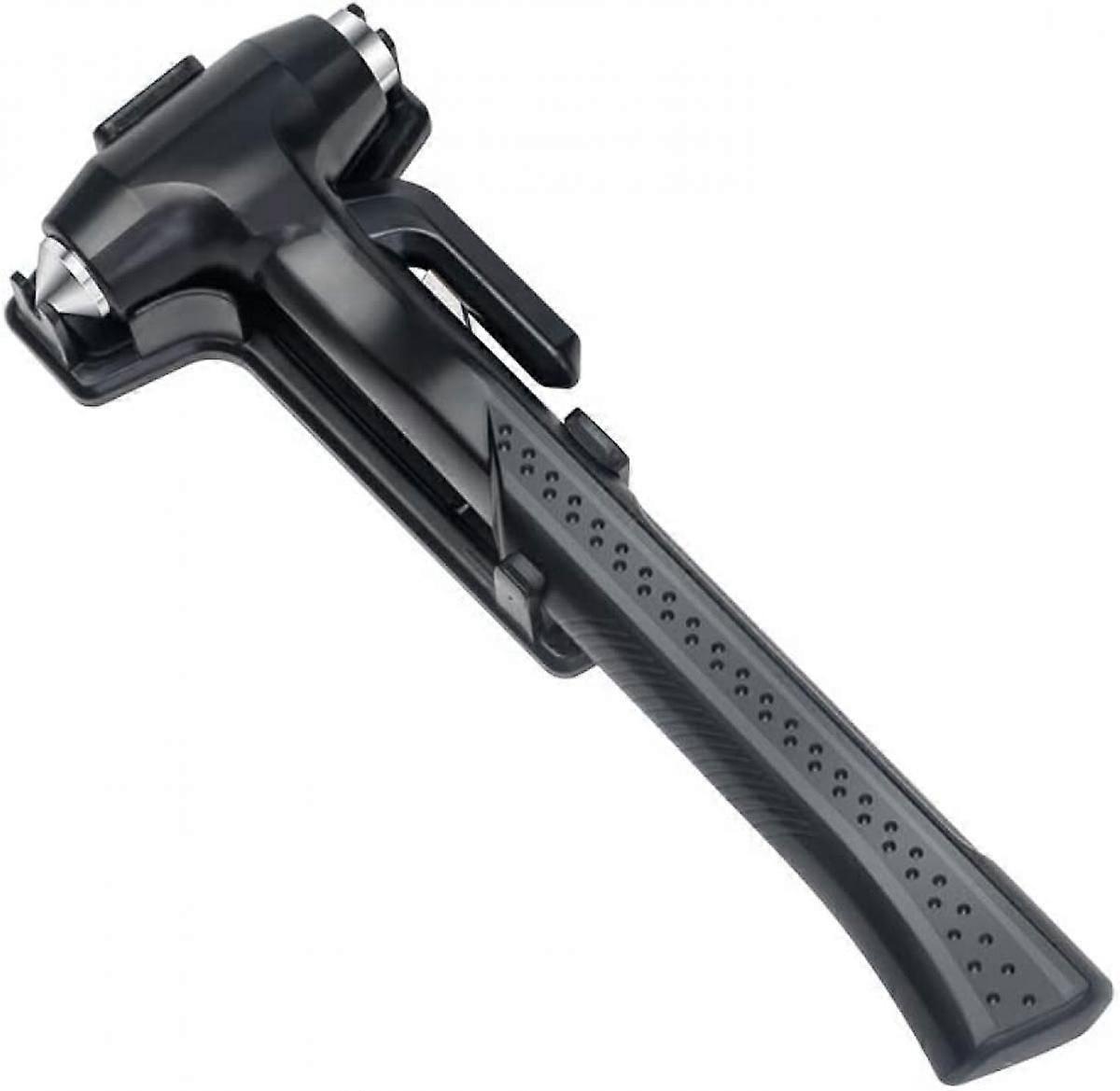 SBSGV Safety Hammer Multi Function Car Saving Hammer with Window Breaker and Smooth Safety Belt Cutter 3-in-1 Emergency Escape Tool for Car (Black)