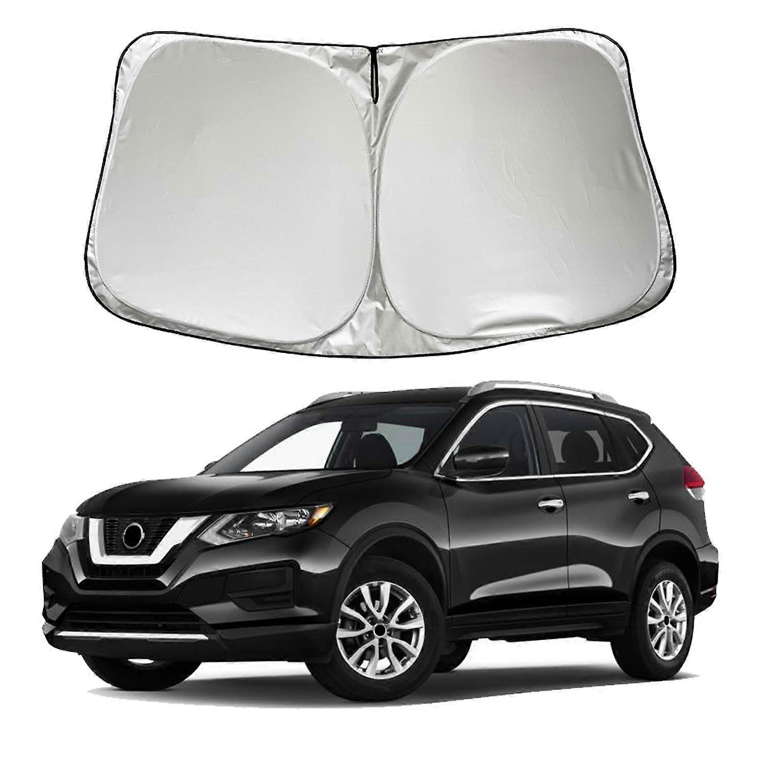 Car Windshield Sun Shade for Nissan Rogue 2014-2020, Foldable Front Window Sun Visor, Compatible Accessories