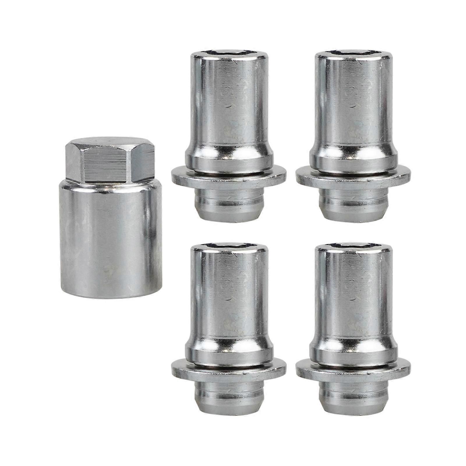 Wheel Lock Lug Nuts Set Locking Metal Wear Resistant High Performance Premium