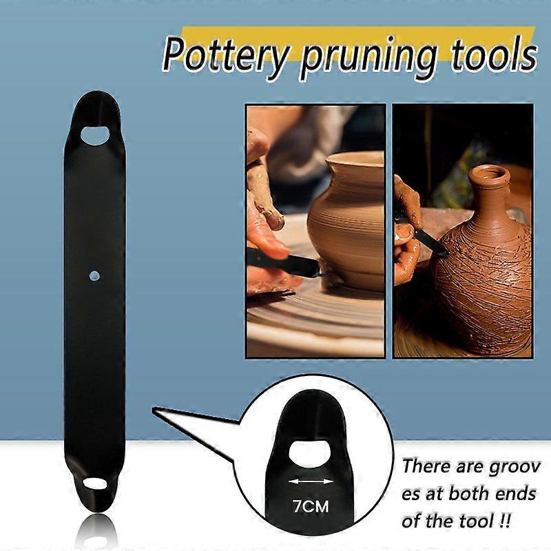 Pottery Trimming Pruning Tools Clay Carving Tools Double-Headed Scraper for Modeling