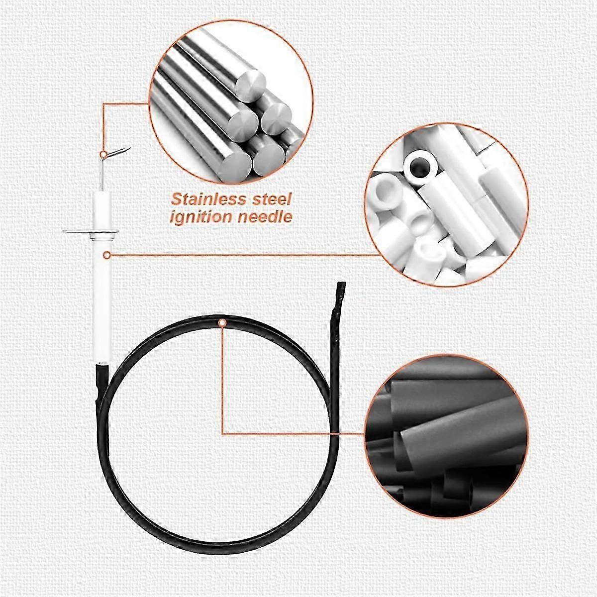 DHL-128-6Q Grill Igniter Replacement Push Button Pulse Igniter for GR2210601-MM-00 6 Outlet Igniters Kit