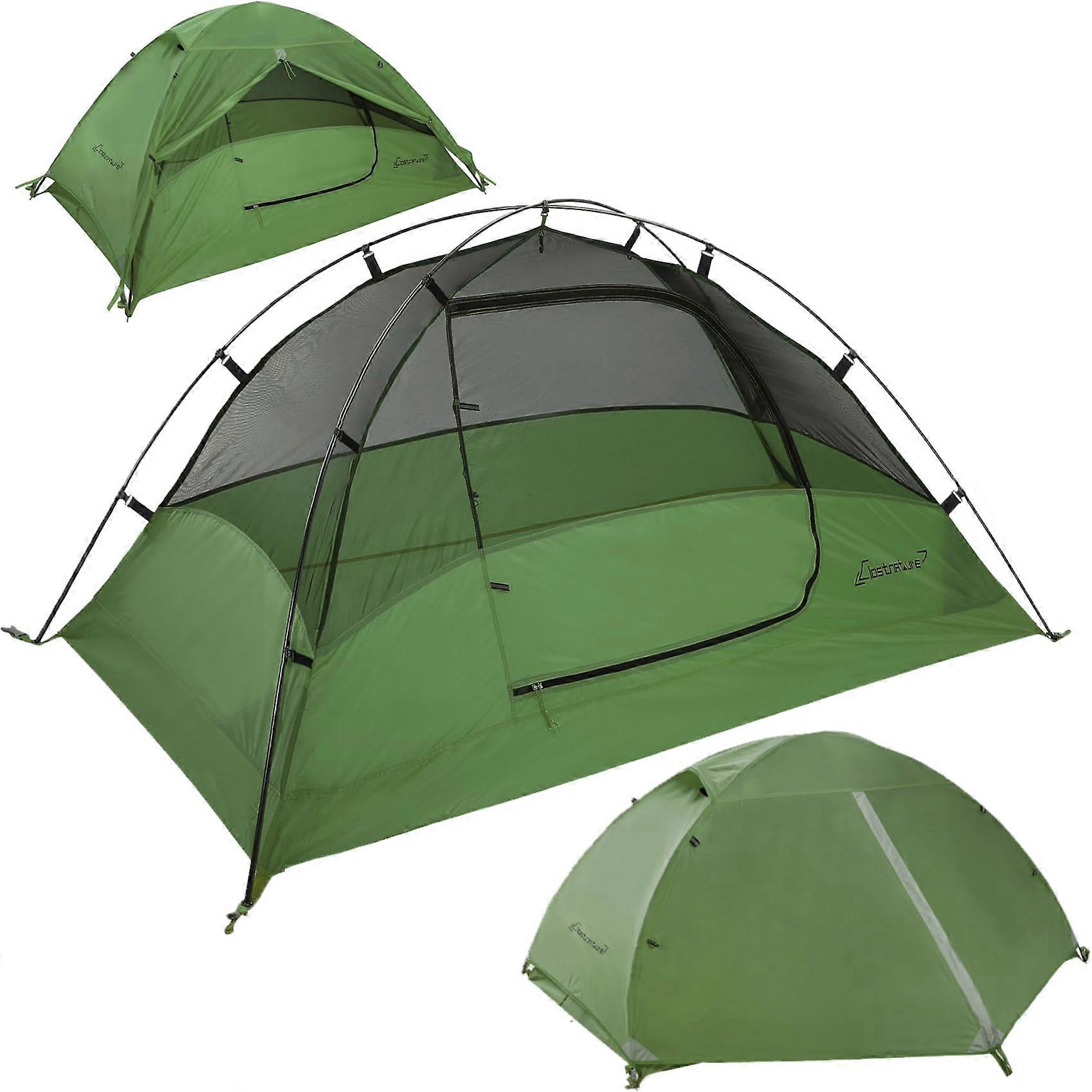 Crux Lightweight Backpacking Tent - Waterproof Ultralight Tent for 1-4 Persons Easy Setup for Hiking and Mountaineering