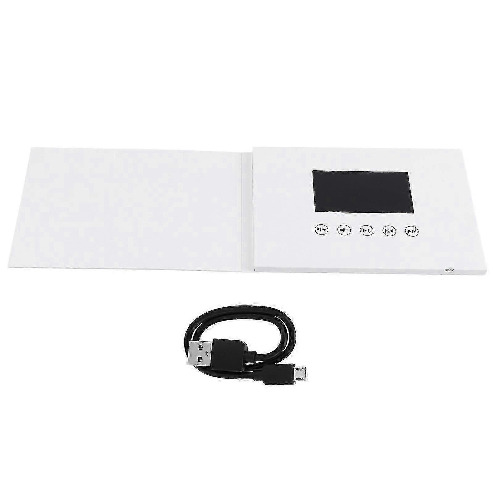"Video Greeting Card Video Brochure Electronic Greeting Card with LCD Screen for Birthday Gift Father's Day Mother's Day Christmas Anniversary 4.3 Inc