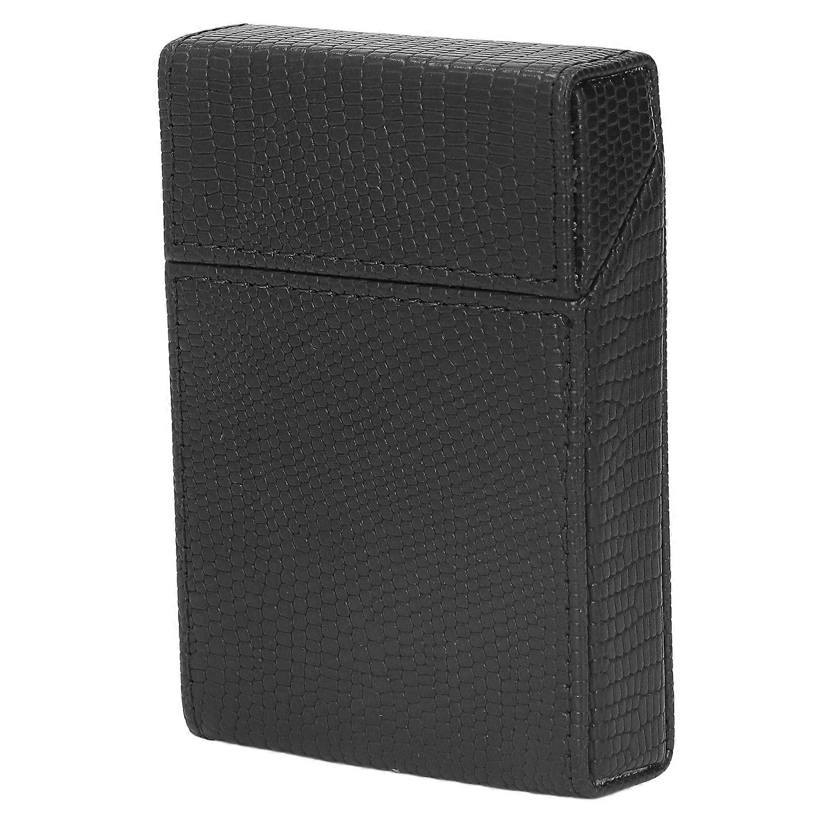 Men Cigarette Case for 20pcs Medium Cigarettes Box Lizard Stripe Portable Cigarette Case