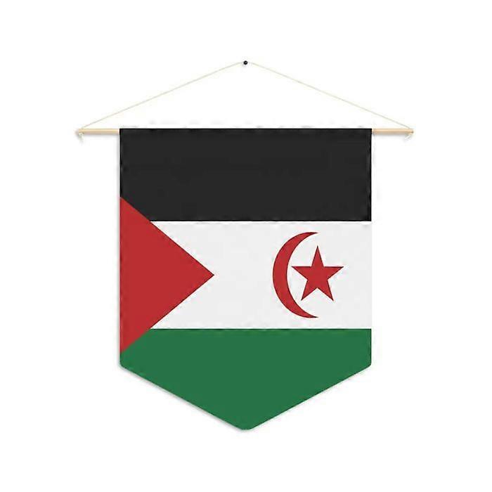 Pennant – Flag of the Sahrawi Arab Democratic Republic – 30 x 45 cm – Polyester – To Hang – 1 piece