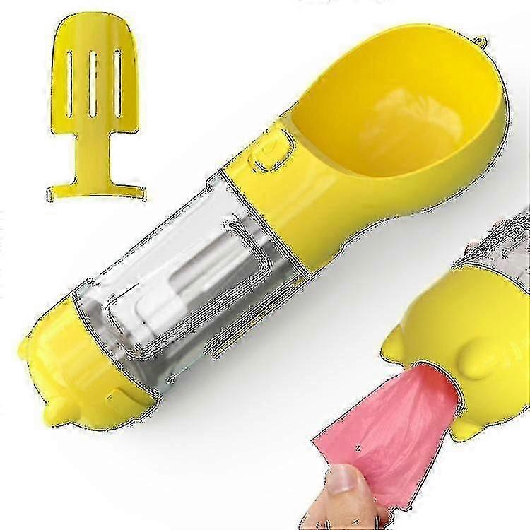 300ml Multi-functional Outdoor Leak Proof, Stretchable And Lightweight Pet Water Dpenser Bottle, Suitable For Dogs, Cats And Or Animals