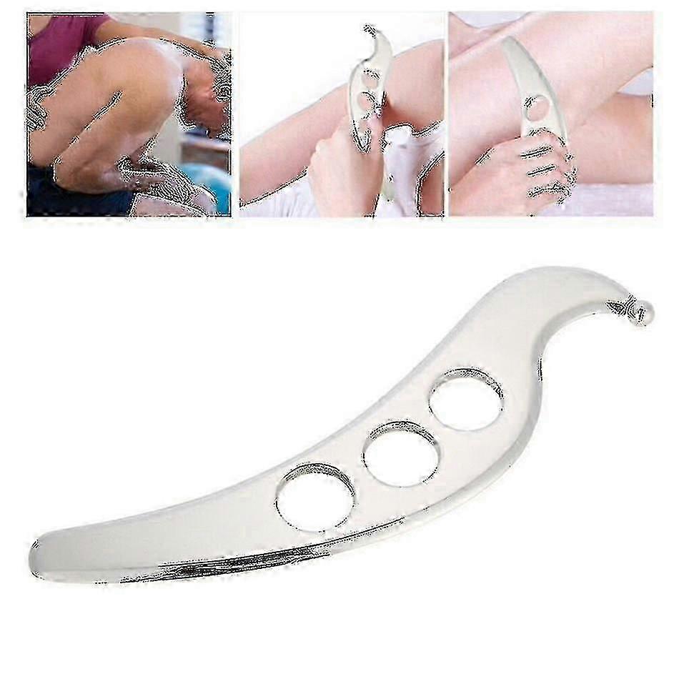Stainless Steel Gua Sha Tool Manual Scraping Massager Physical Therapy Healthy Tool Myofascial Pain Release Tissue Mobilization
