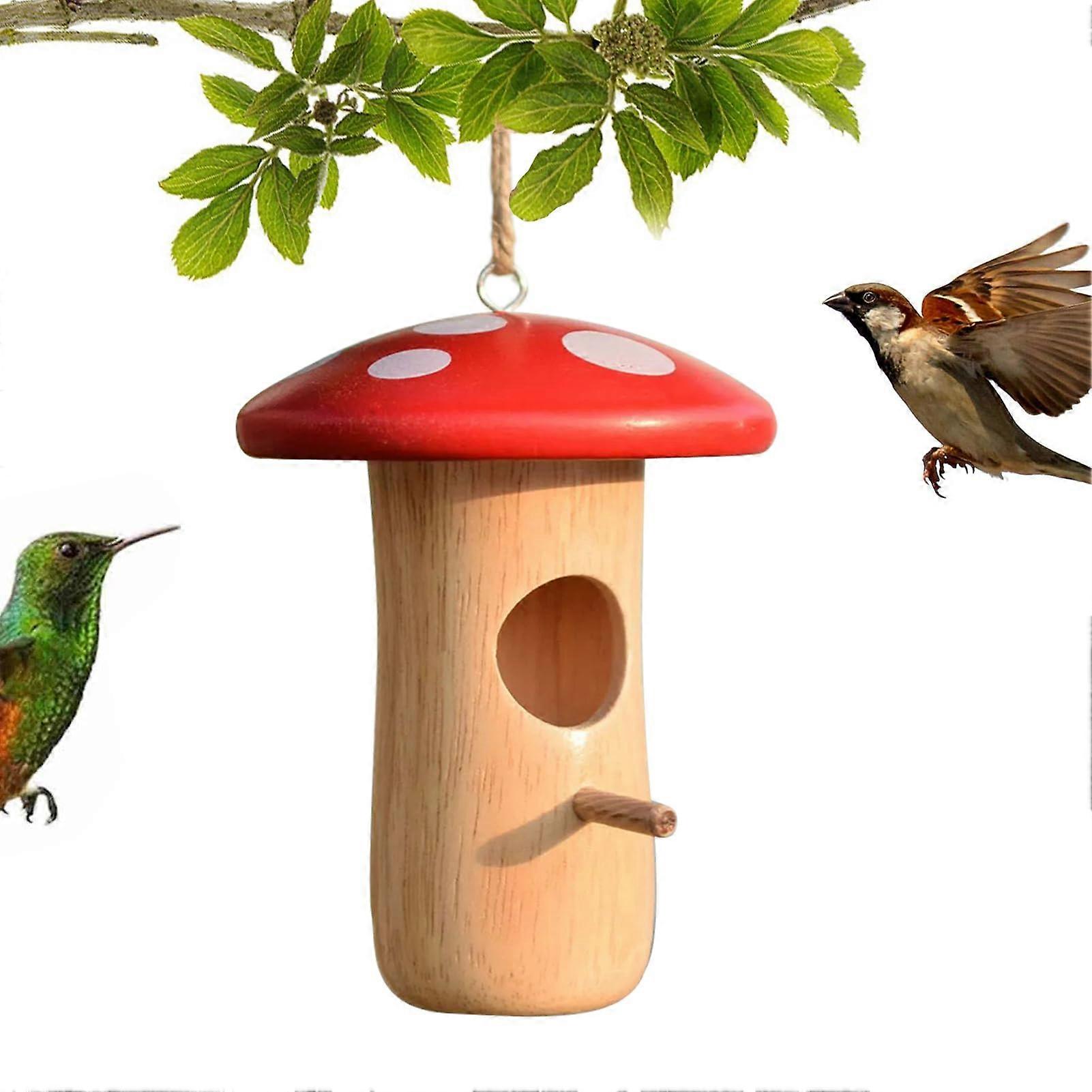 Hummingbird House Hangable Bird Nesting House for Garden Yard Tree