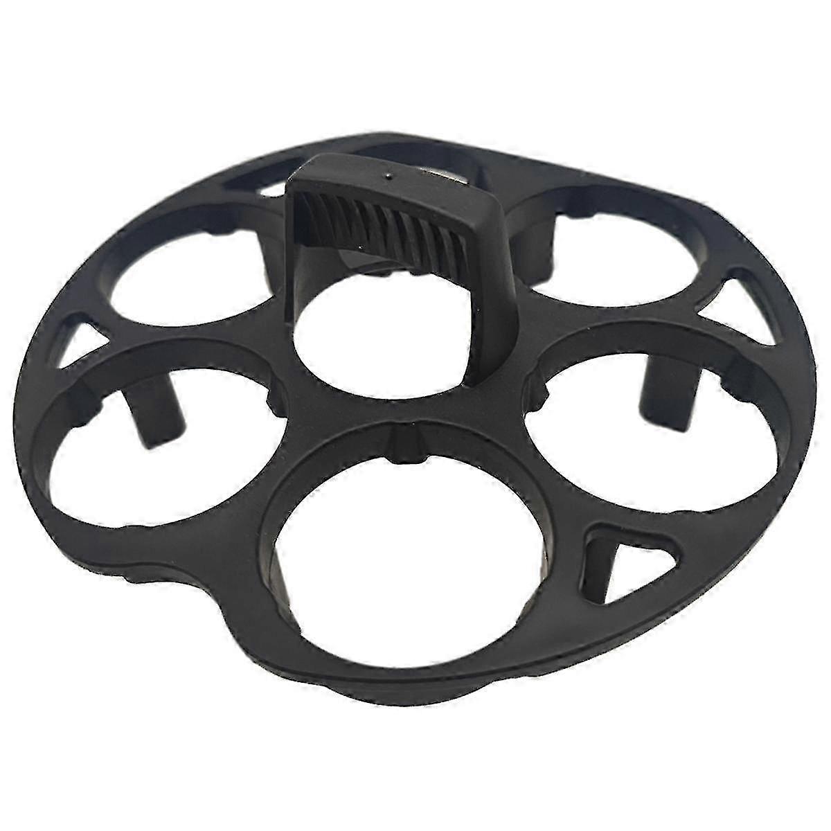 7-Hole Round Plastic Egg Boiler Steamer Mold - Black