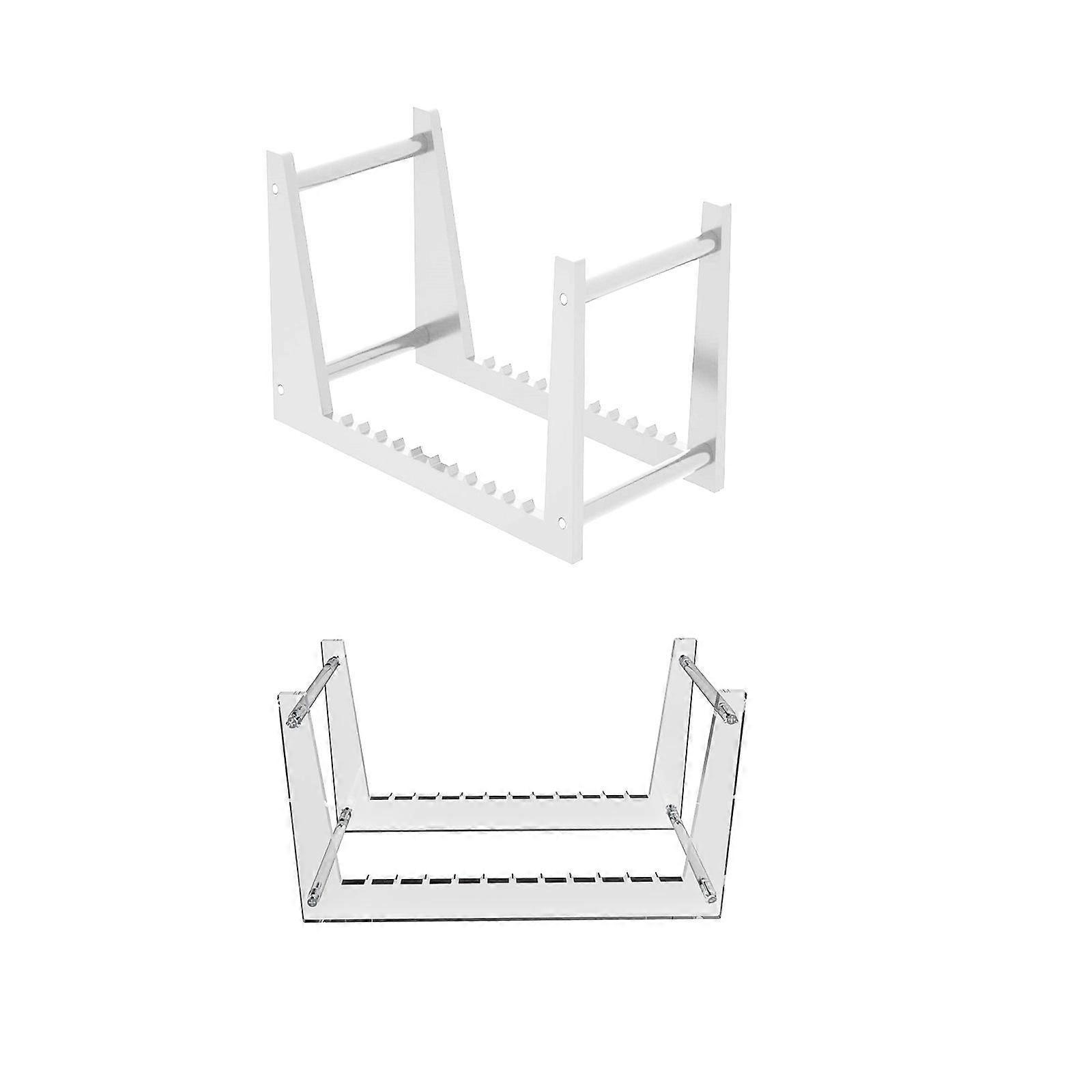 2 Acrylic , Modern Oblique Organizer, Storage