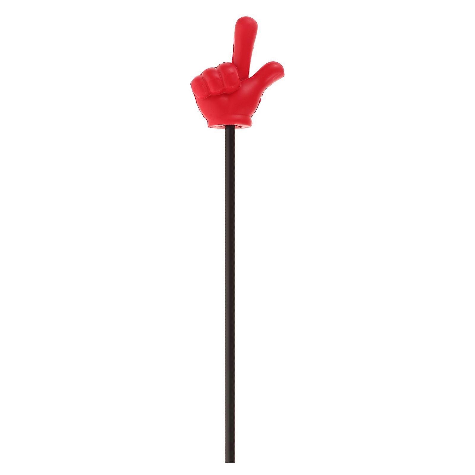 Red Hand Gesture Pointer Stick Lightweight Plastic Teacher Pointer For Classroom Teaching Party Cheering Dance Performance Interactive Presentations