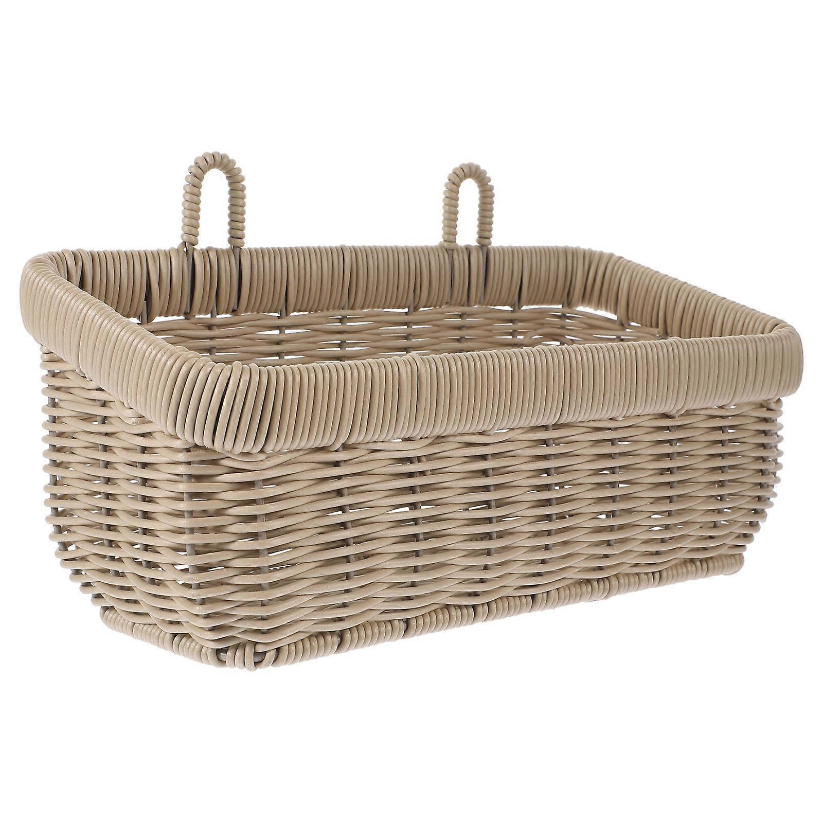 Versatile Woven Storage Basket, Enhancing Kitchen Organization and Aesthetics