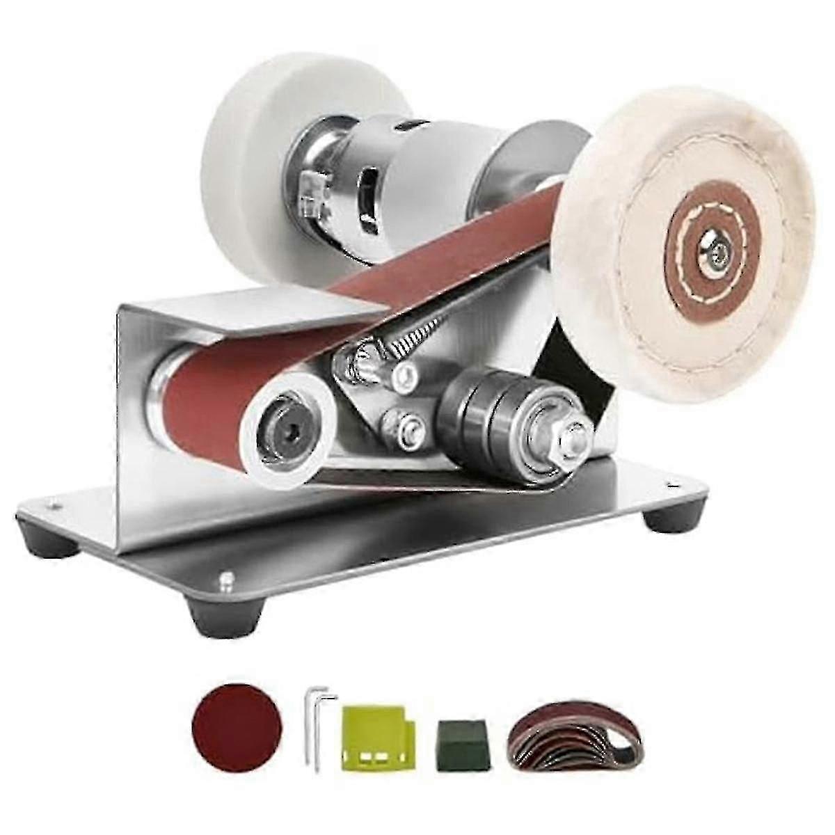 Adjustable Speed Electric Knife Sharpener & Belt Sander with 15-Degree Angle Grinder, EU Plug