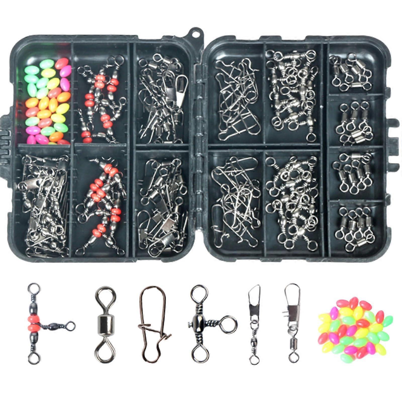 Beaded Fishing Swivel For Perch And Trout Line Attachment 140 Pieces