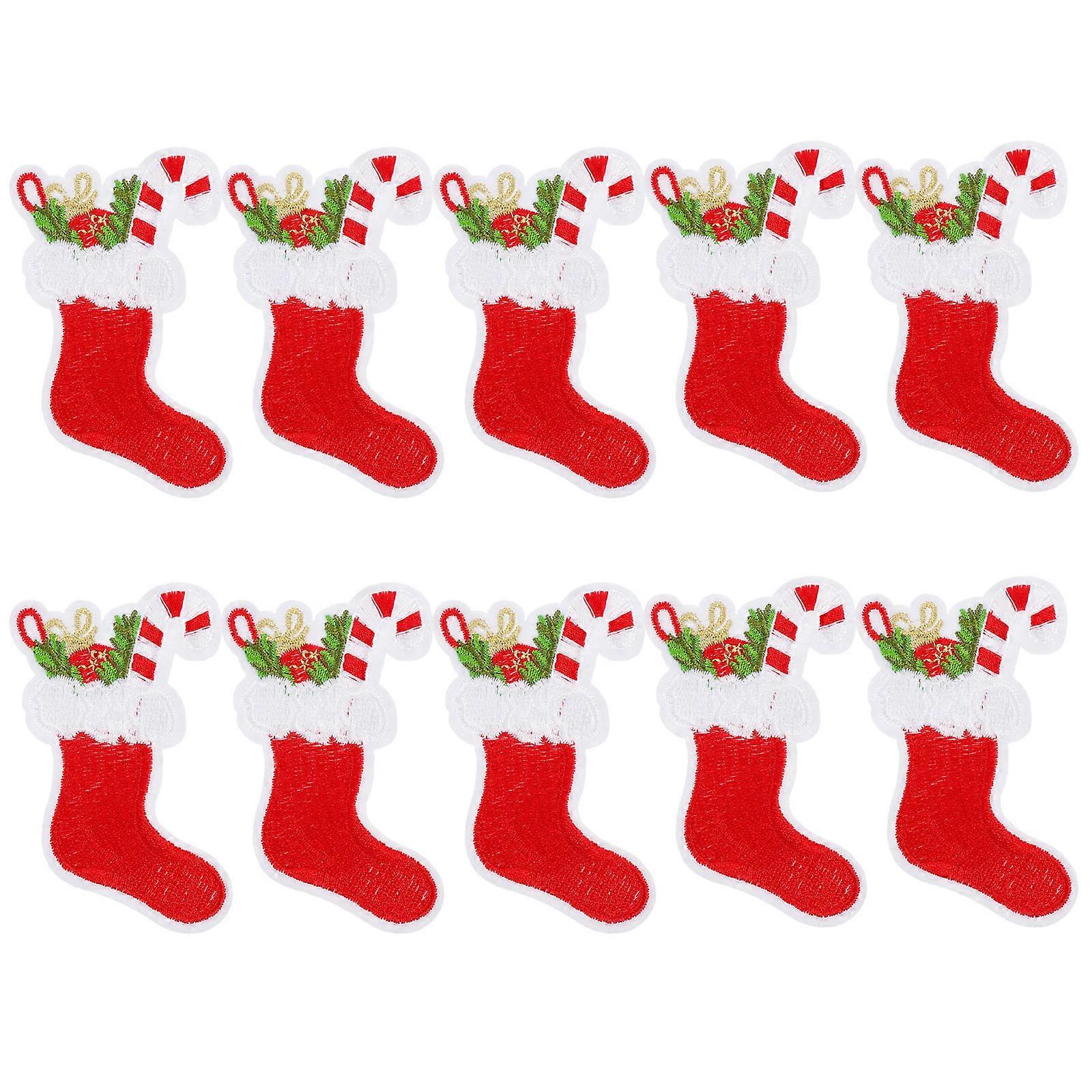 Sewable Decorative Patches for Apparel, Refine Clothes with Christmas Embroidery