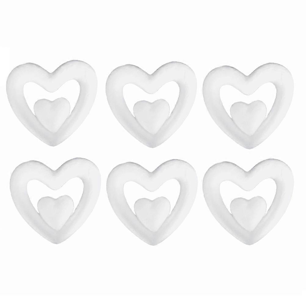 Hand Paintable Heart Decor Accessories for Celebrations, and