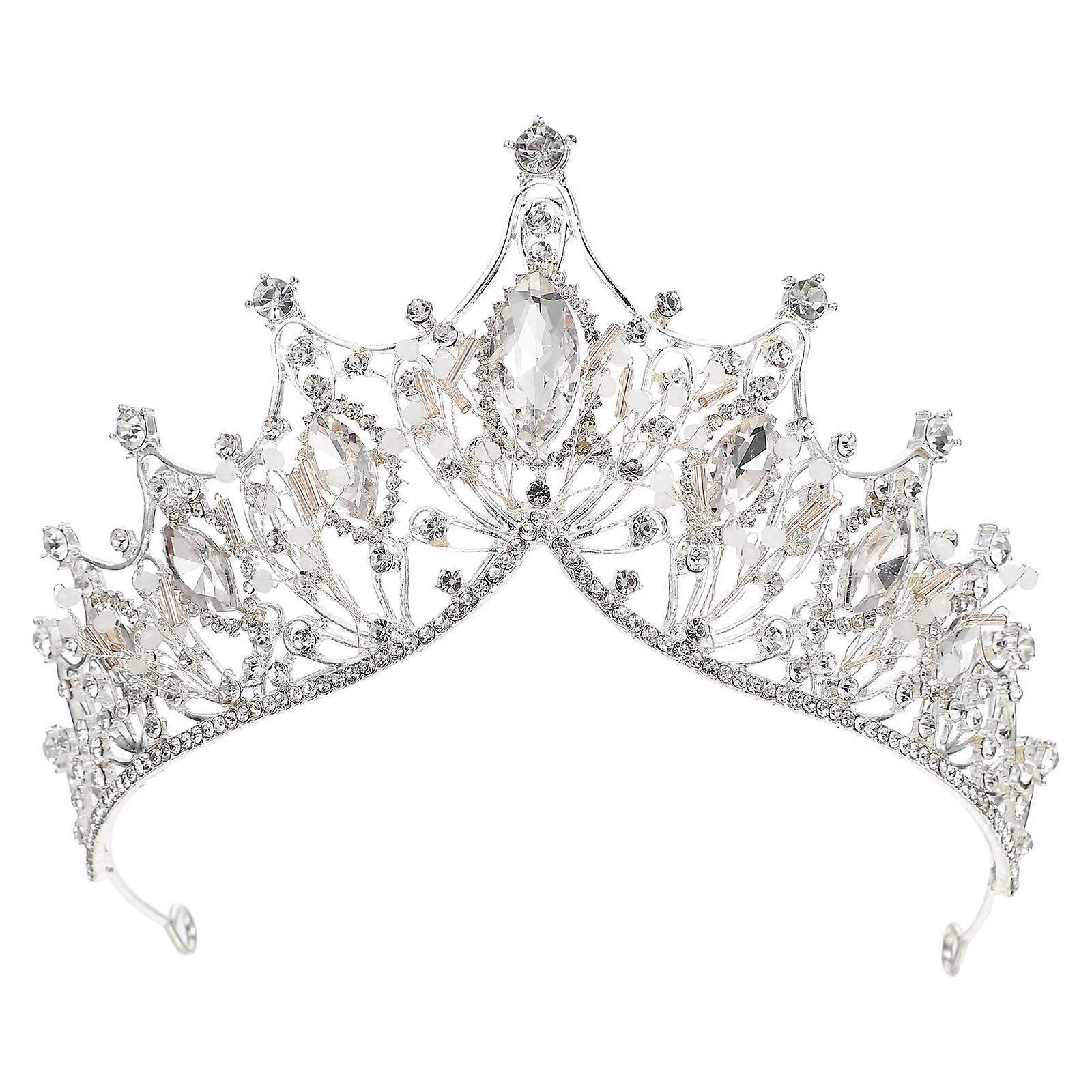 Bride Headband, Delicate Crown Suitable for Pageants and Proms, Safe to Wear