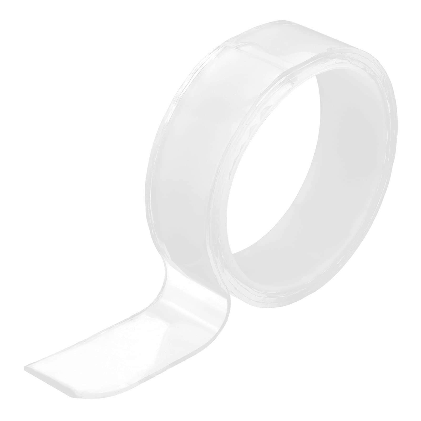 Doublesided nano adhesive tape, durable, versatile, removable, washable, residue (1m / 3.3ft)