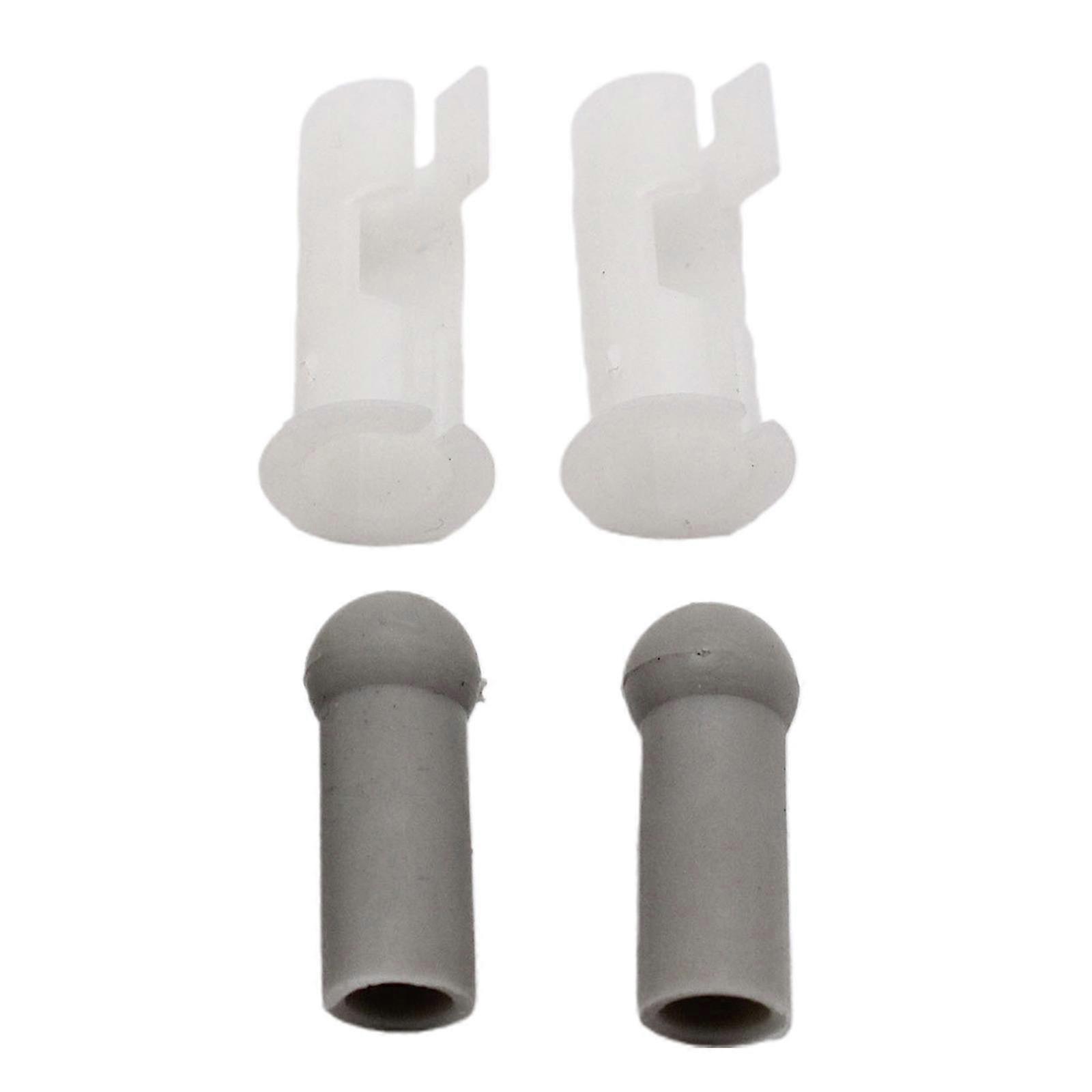 Car Sun Visor Plastic Bushings Kit with Rubber Tips - Replacement for 64-81 GM Models