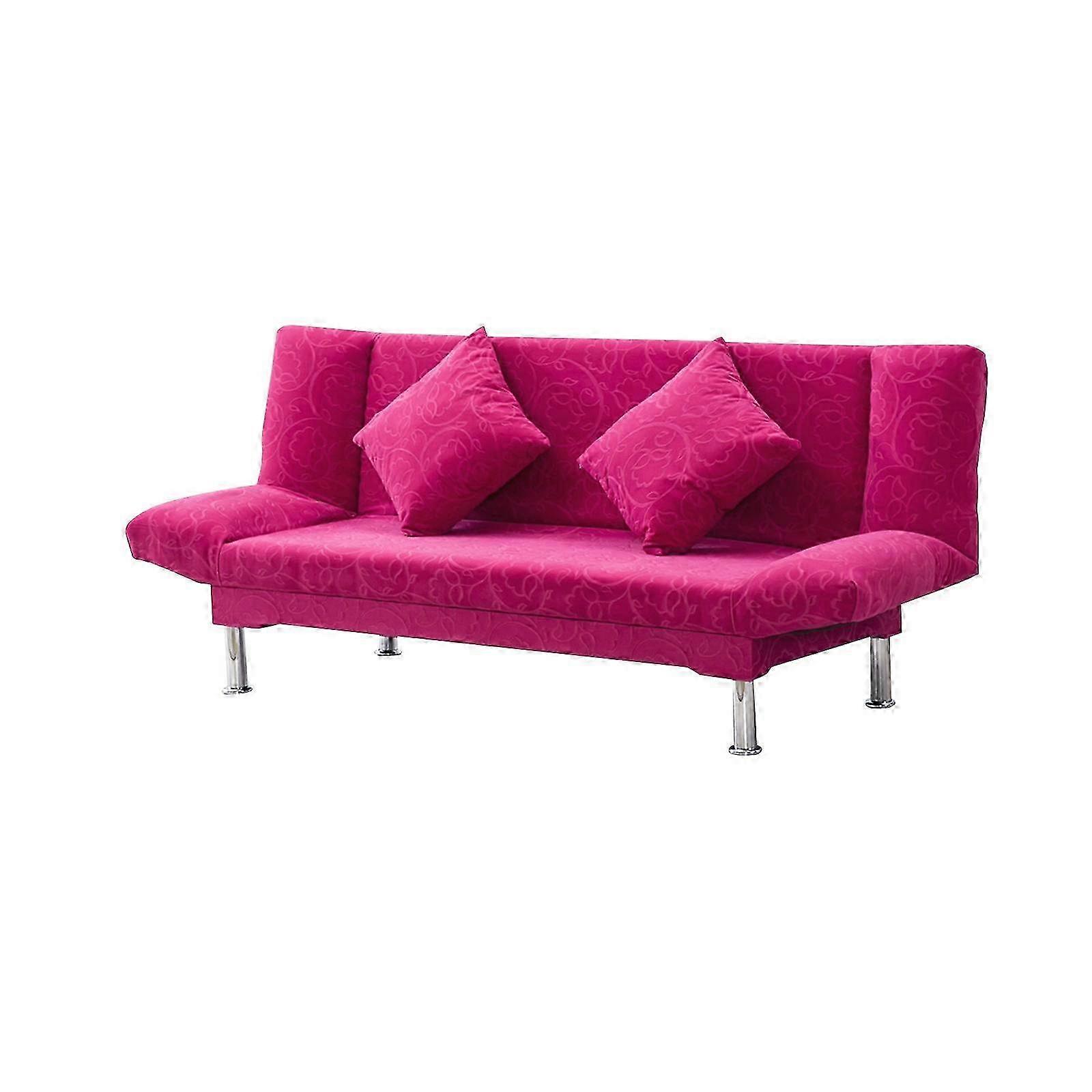 Soft Convertible Folded Sofa Bed Lounge Recliner for Small Spaces Office Dorm in Red Suitable for Certain Brands