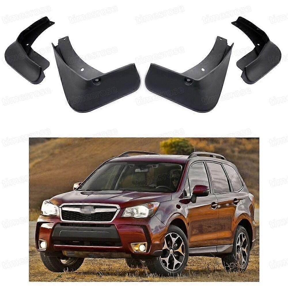 תואם 4 יחידות רכב בוץ דשי התזה משמר פגוש בוץ מגן עבור סובארו פורסטר 2014-2017 16