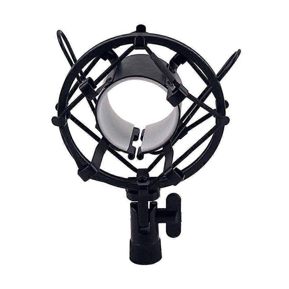 Recording Microphone Shockmount SA18 Black Metal Condenser Microphone Holder Anti-Vibration Noise Reduction Spider Bracket for Professional Use 1Pcs