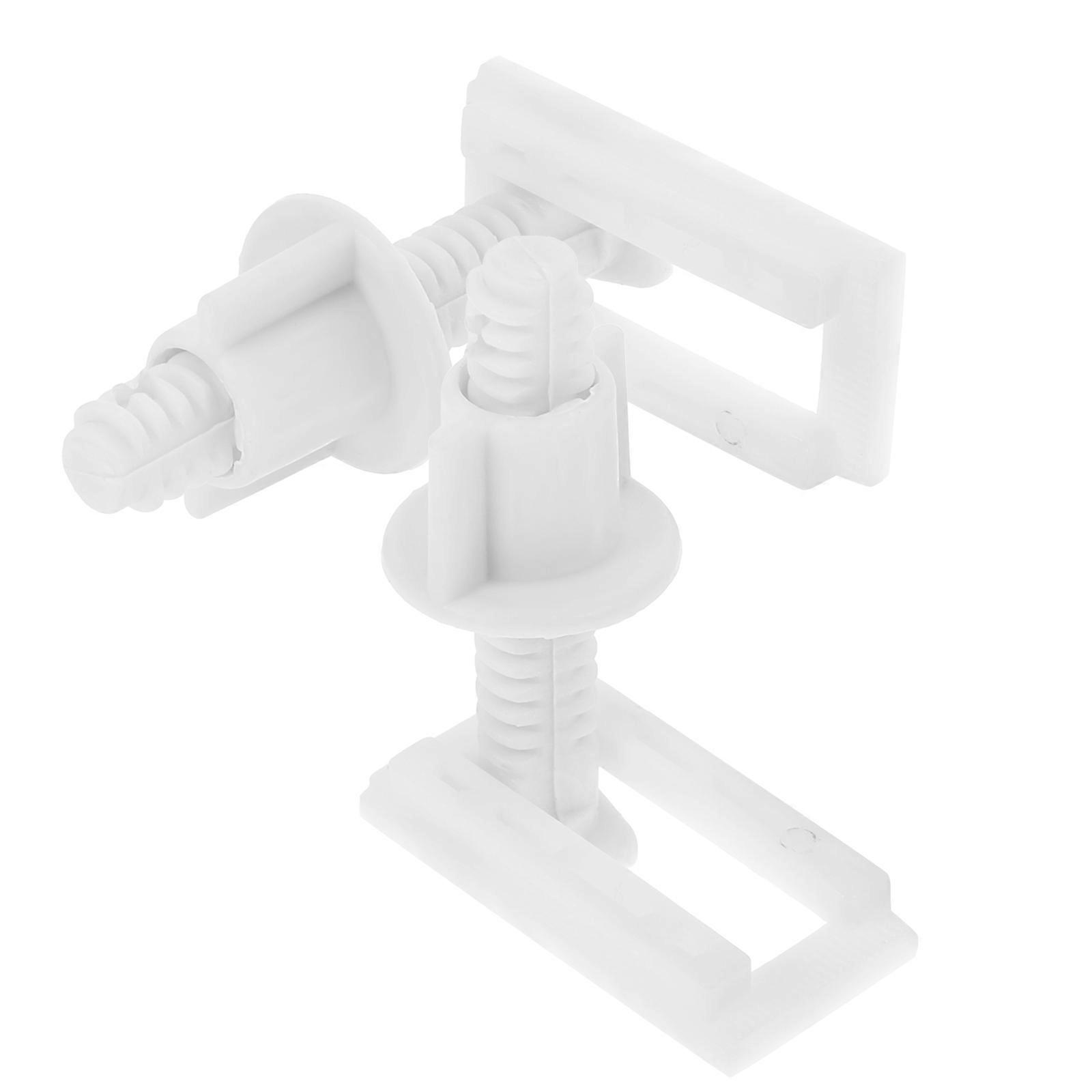 Universal White Plastic Toilet Seat Screw Replacement For Toilet Installation Kit 2Pcs