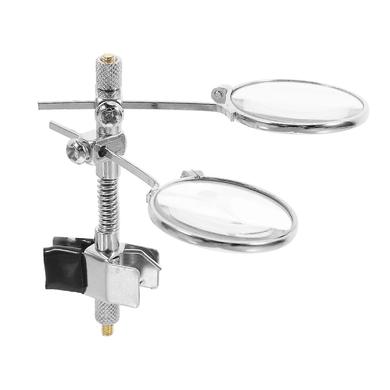 Lens Clip Magnifying Glass for Jewelry Repair and Precision Crafting – Lightweight Design Fits Various Eyeglass Thicknesses