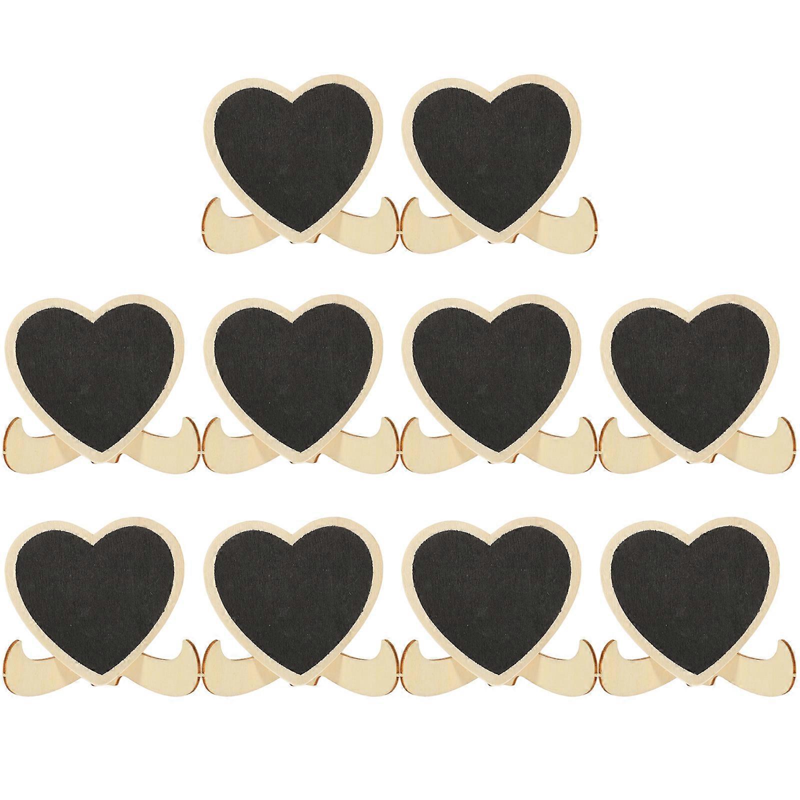 Chalkboard Sign With Stand Mini Chalkboard For Home And Shop Display 10Pcs
