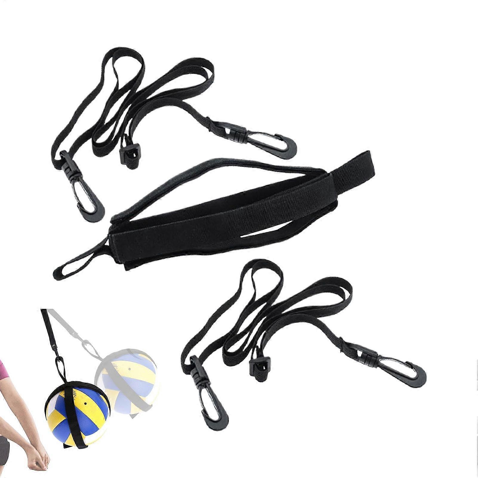 Volleyball Schlagtrainer – Verstellbare Nylon Trainingshilfe für Anfänger, Individuelles Trainingsgerät für Fußball und Volleyball