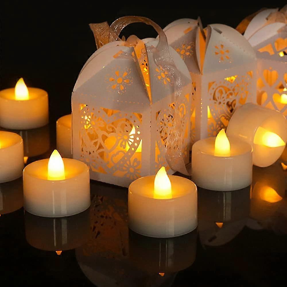 Flameless LED Tealight Candles - Wedding Decor