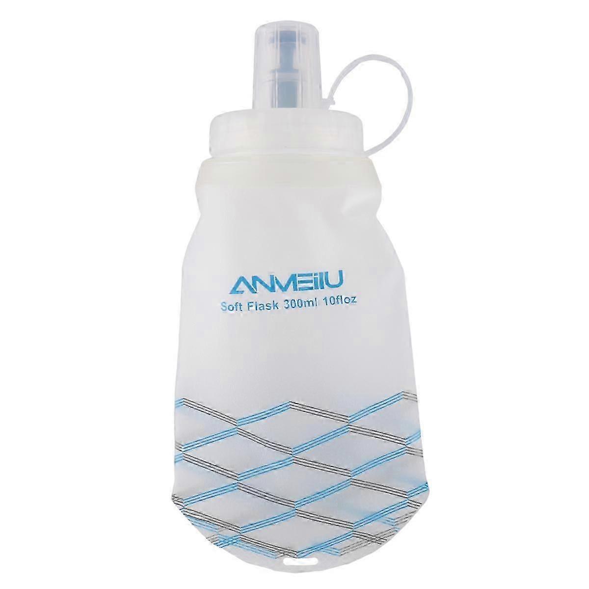 Folding Water Soft Flask TPU Water Bottle for Running Marathon Hiking and Cycling