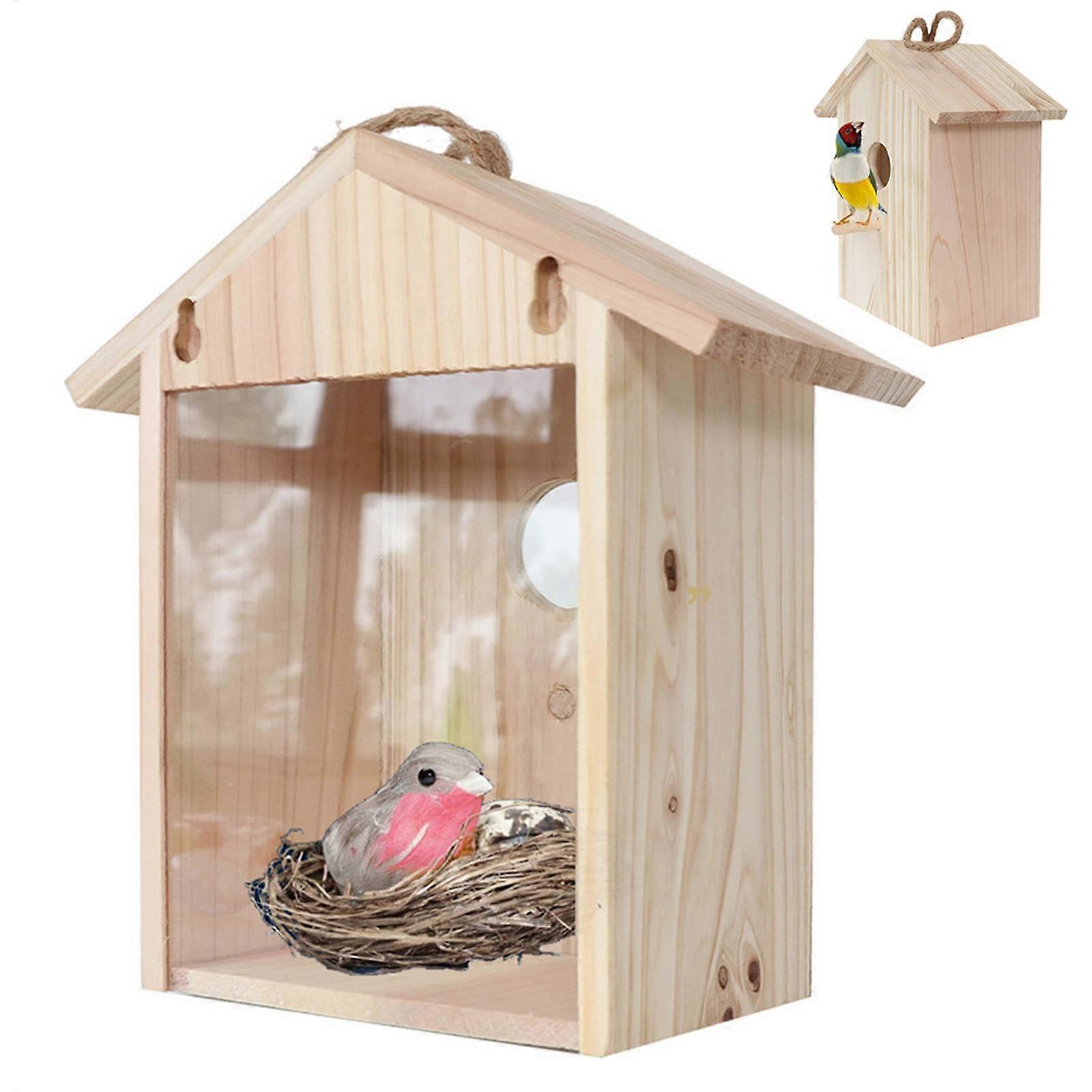 FenSterBird Feeder with Suction Cups, Nesting Box, Squirrel Proof