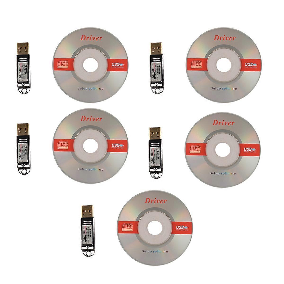 5X Usb Thermometer Temperature Sensor Data Logger Recorder for Pc Xp Vista/7