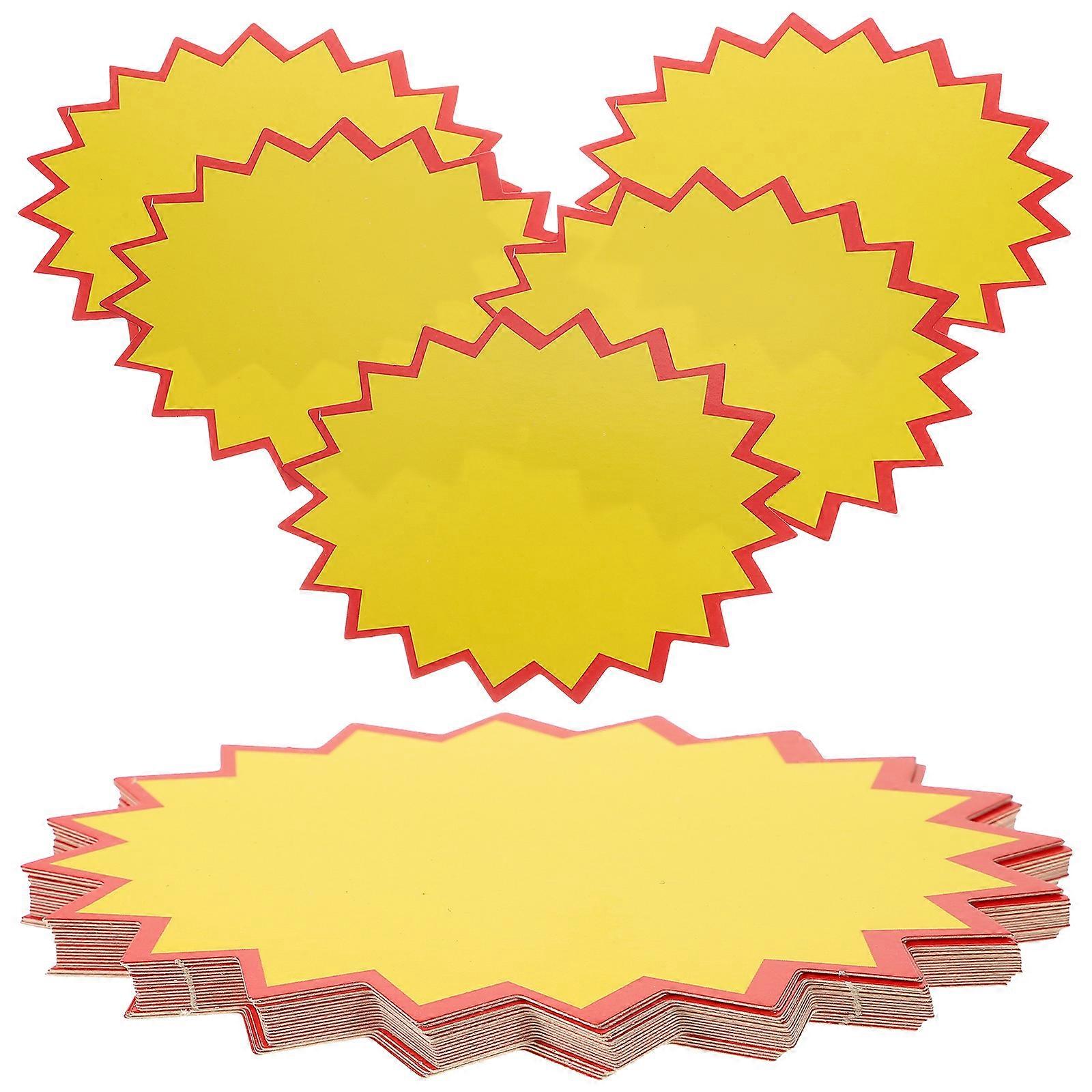 100sheets Labels Display Tags Pop Tags For Supermarkets Retail And Catching Signage For Visibility