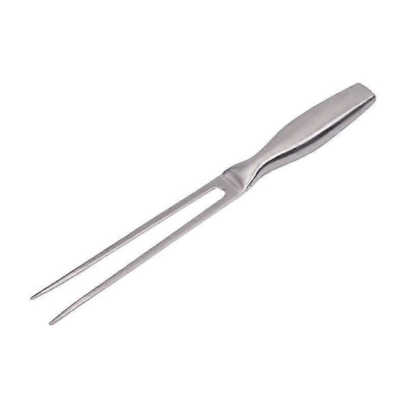 Meat Fork, Stainless Steel, Professional Carving Fork, Non-Slip Handle, Silver, 27 cm