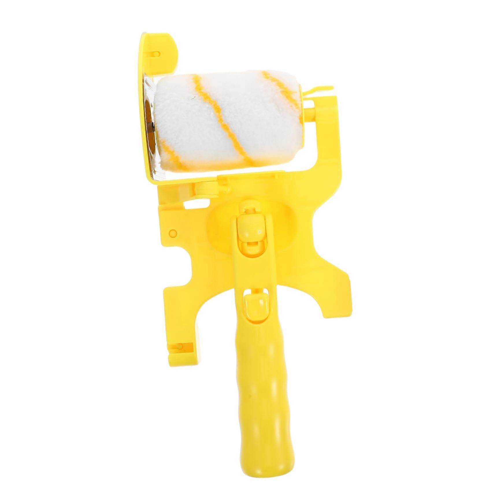 1piece extension pole hand paint edger roller brush and replacement rollers for precise wall and ceiling painting for indoor and outdoor applications