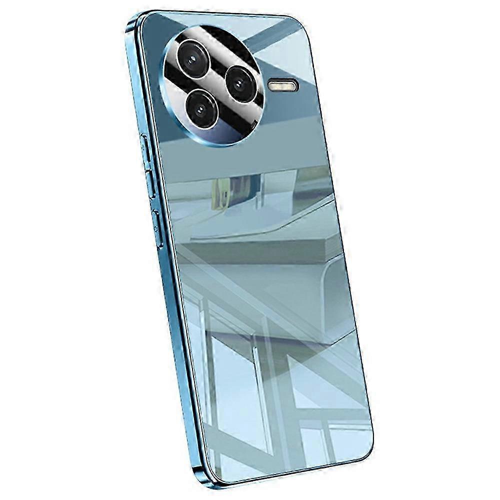 Case for a smartphone with Electroplating PC Back Cover and Camera Lens Protector