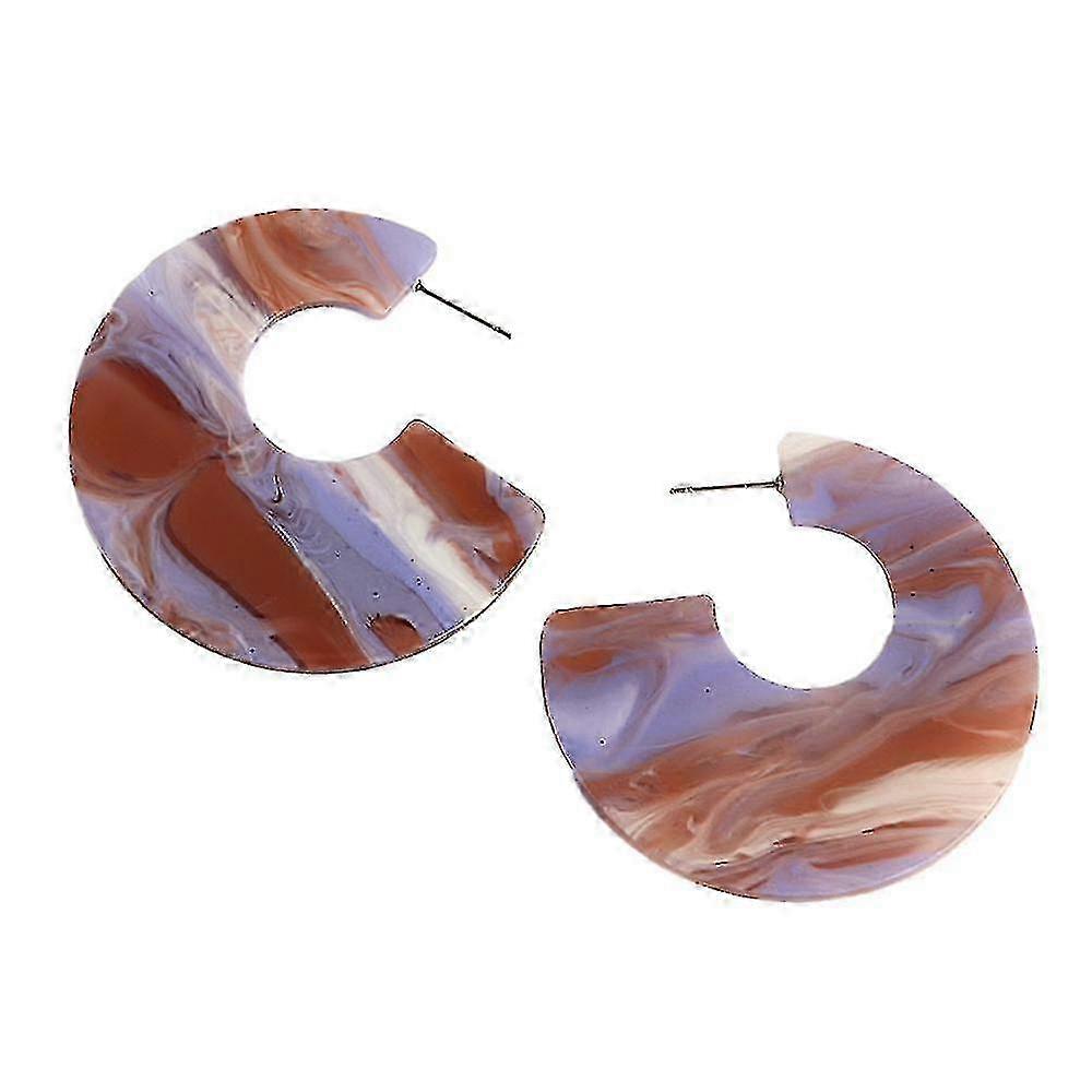 C-shaped Earrings with Personality and Exaggerated Design