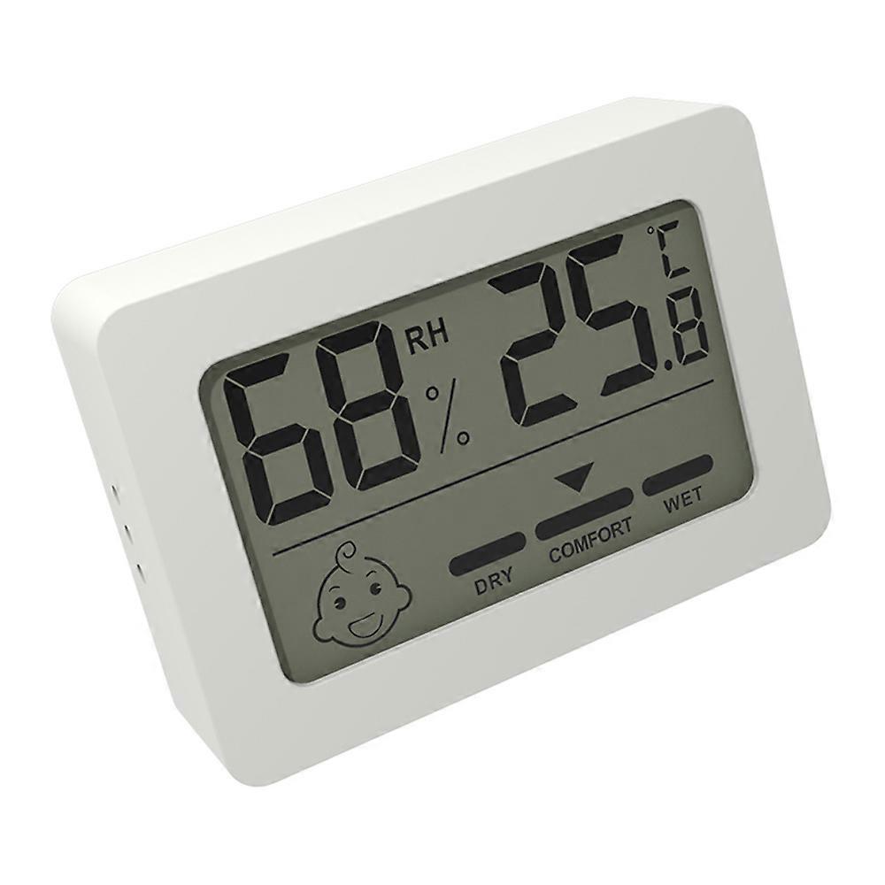 Digital Indoor Thermometer Hygrometer Home Accurate Temperature Humidity Gauge Monitor with Comfort Indicator ℃/℉ Switching Stand for Home Office Bab