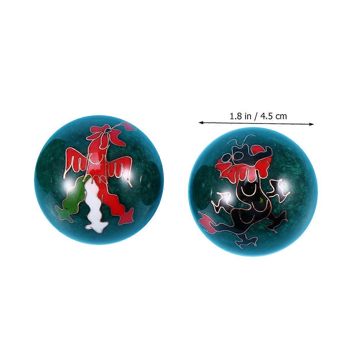 Gezondheid Massage Chinese Hand Ballen Fitness Handbal Spier Oefening Hand Therapie 1Set