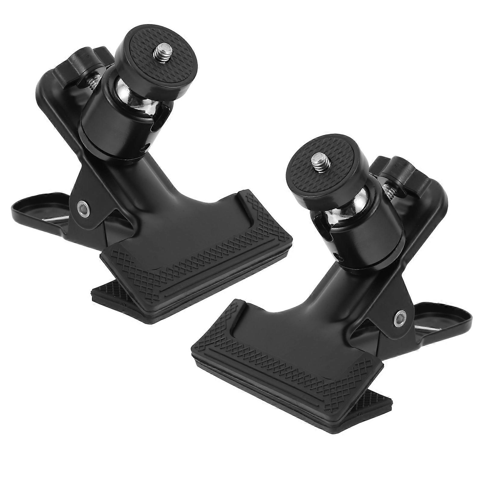2PCS Desk Clip Holder Aluminum Alloy Clamp Digital Camera Security Camera Clamp